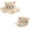 Beige, variant on Girl Summer Wide Brim Floppy Beach Sun Hat Cute Straw Hat Woven Pocket with  Ears Suit for Outdoor Activities