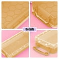 thumbnail image 6 of Stijggn Clear Pencil Box Pencil Pouch Large Capacity Clear Pencil Case, Plastic Pencil Boxes Stackable Design, Supply Boxes for K*ids B*oys S*chool Classroom, 6 of 8