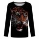 thumbnail image 4 of Puntoco Blusa informal de manga larga con cuello redondo y estampado de animales novedosos para mujer Puntoco Puntoco-1326, 4 of 5