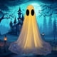 thumbnail image 1 of 2 kits de fantasmas iluminados: kits de fantasmas para decoración de Halloween, kit de fantasmas iluminados de altura ajustable para Halloween, kit de fantasmas DIY con luces, kits de fantasmas ilumin, 1 of 7