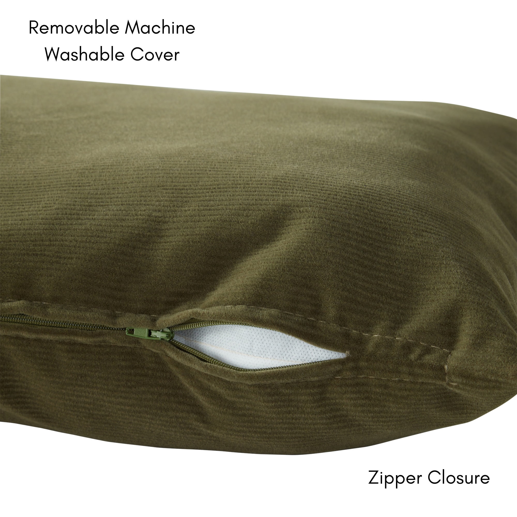 Happy Hounds Charlie Corduroy Reversible Throw Dog Bed, Large (48" x 36"), Sage Green