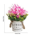 thumbnail image 2 of Anckoeil Artificial Flowers For Outdoors, Simulation Flower Bouquet Living Room Table Flower Arrangement Flower Decoration Vase Potted Plant, 2 of 6
