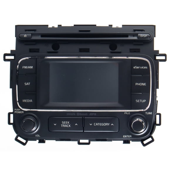 Restored 2014-16 Kia Forte AM FM SAT Radio CD MP3 Player Bluetooth Model ID 96160-A7100WK (Refurbished)