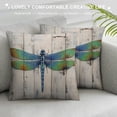 thumbnail image 3 of Creowell Fashion Style Short Plush Aesthetic Decorative Throw Pillow Covers for Couch Sofa Bed Living Room Bedroom 1PC 18x18in, 3 of 5