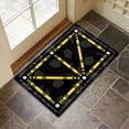 thumbnail image 3 of Felpudo de entrenamiento de fútbol | Alfombra de baño de microfibra ultra suave | Respaldo de goma antideslizante | Altamente absorbente de agua | Lavable a máquina | Versátil alfombra de entrada, 3 of 4