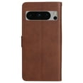 thumbnail image 3 of TECH CIRCLE Wallet Case for Google Pixel 8 Pro, Vintage PU Leather Slim Fit Folio Flip Stand Protective Shockproof Cards Slots Wallet Case Phone Cover for Google Pixel 8 Pro 6.7",Brown, 3 of 7