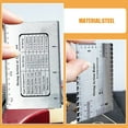 thumbnail image 3 of Miangastore Precision Guitar String Action Gauge Steel Ruler for Accurate String Height Measurement Bass and Classical Guitar String Action Ruler, 3 of 9