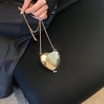 thumbnail image 5 of Jiibva Cute Hearts Shaped Crossbody Bag Women Evening Party Bag Tote Bag Fashion Shoulder Crossbody Bags Acrylic Chain Purse Handbag for Parties and Weddings, 5 of 7