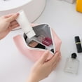 thumbnail image 4 of Neinkie Makeup Bag High Capacity Waterproof Portable Mini Candy Color Women Travel Cosmetic Bag for Daily Use, 4 of 9
