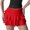 Red, variant on Clossjun Women's Plus Size High Waisted Summer Daily Skirts Layered Y2K A Line Ruffle Skorts Mini Skirt