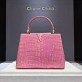 thumbnail image 4 of Bolso de piel de marca de lujo para mujer, bolso de mano de piel de cocodrilo original, nuevo bolso de mano de un solo hombro para mujer, gran oferta, envío gratuito, 4 of 5