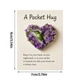 thumbnail image 2 of Desktop Ornament Heart Keepsake for Memorial and Encouragement Sentimental Remembrance Card Display Acrylic Heart Design for Loved Ones Desktop, 2 of 3