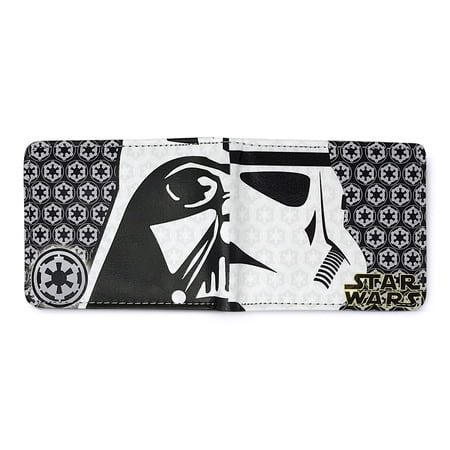 Star Wars Stormtrooper Bi-Fold Wallet – Stormtrooper and Darth Vader Print