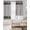 Gray, variant on Farmhouse Rustic Black Out Curtains 84 Inch Long for Living Room, Vintage Country Wooden Grain Blackout Curtain Shade Thermal Insulated Window Curtains Grommet Drapes 42"x84" 2 Panels