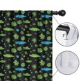 thumbnail image 4 of Blackout Kids Curtains,Black Cartoon Crocodiles Leaves Pattern Childrens Insulated Curtains Set Of 2,Bedroom Essentials,Toddler Room Decor 42"x54", 4 of 5