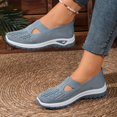 thumbnail image 2 of CHENge Women's Orthopedic Sneakers Hollow Mesh Shoes Fashion Hand Stitching Lightweight Breathe Arch Support Non- Casual Walking Shoes, 2 of 9
