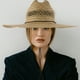 thumbnail image 2 of Sombrero de ala ancha tejido de paja, sombrero tejido de granja, sombrero parasol, gorra de paja rústica, 2 of 8