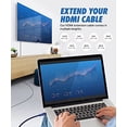 thumbnail image 1 of Cable de extensión HDMI Ultra Clarity Cables 4K 1.5 pies 2 paquete, 1 of 2