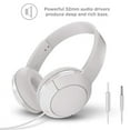 thumbnail image 3 of TCL Noise-Canceling Over-Ear Headphones, White, MTRO200WT, 3 of 5