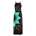 thumbnail image 5 of Maxi vestidos de mujer verano casual cuello en V sin mangas vacaciones playa bolsillos vestido largo Fridja  hjkh6702, 5 of 5
