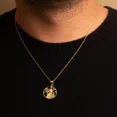 thumbnail image 2 of 14K Yellow Gold Afro-Brazilian Deity Oxalá Orisha (22 Inches), 2 of 3