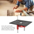thumbnail image 3 of Router Lift Kit, Manual Lifting Router Table Saw Insert Base Plate, Router Lift Systems for 63.8mm to 65mm Small Trimming Machines High Accuracy Woodworking, 3 of 7