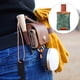 thumbnail image 5 of Wosthever Riñonera multifuncional, bolsa de lona de cuero impermeable doblada, bolsillo para escalada, senderismo, paquete de recogida para Escalada Verde, 5 of 6