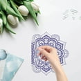 thumbnail image 3 of 4PCS Flower of Life Window Decals Static Glass Sticker Clings Sliding Door Non Adhesive Vinyl Film Home Decals, 3 of 7