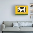 thumbnail image 2 of Daniel Patrick Kessler 'Yellow Cow' Canvas Art, 2 of 4
