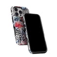 thumbnail image 5 of DesignSkinz Scratch-Resistant Hard Slim Case Compatible with iPhone SE Gen 2/3 (Compatible with MagSafe) - Tropical Flamingo and Zebra Jungle, 5 of 9