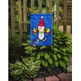 thumbnail image 2 of Christmas Snowman Fleur de lis Garden Flag, 2 of 2