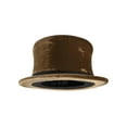 thumbnail image 6 of Adult Wearable Folding Collapsible Top Hat Dancers Magic Trick Magicians Costume Hat (Brown), 6 of 8