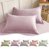 InsCrazy Pillowcases Pack of 2, King Size Pillow Cases, Soft and Breathable Wrinkle Resistant Pillow Covers 20 X 30 Inches