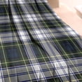 thumbnail image 3 of Blue Green Plaid Checkered Pattern Blanket,Comfortable Soft Flannel Throw Blanket,All Season,Warm Lightweight Blankets for Sofa Bed Couch Living Room Chair,40"x50", 3 of 4