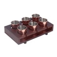 thumbnail image 2 of Ensemble de Tasses à Cocktail, 6 Pcs 100ml Tasse à Boire Plaquée Cuivre Mule Tasse Design Futuriste, 2 of 12