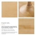 thumbnail image 4 of Modway Lina Round Wood Side Table in Oak, 4 of 9