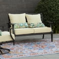 thumbnail image 5 of BPS 24x24x5 inch Outdoor Deep Seat Cushion, Water-Resistant Patio Furniture Cushions for Outdoor Chairs, Sofa, Couch, 2-Piece, Pale Yellow, 5 of 9