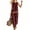 Wine women's 2 piece tank top set a1, variant on Cagogo Women's 2 Piece Sleeveless Tank Top Wide Leg Pants Set Casual Boho Vacation Outfit Loose Summer Travel Lounge Matching Tracksuits Clothes, Navy XL