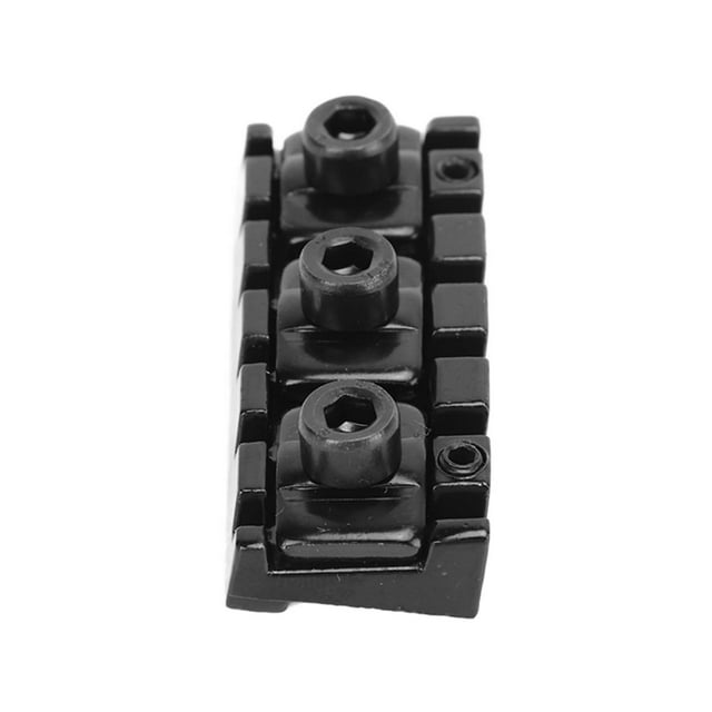 Guitar Locking Nut, Adjusting Height Guitar String Locking Nut Set Robust 1.67in 7 String Lightweight For Maintenance Silver,Black