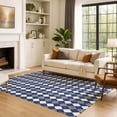 thumbnail image 7 of Addison Rugs Mayfield Premium Machine Washable Transitional Holiday Navy Rectangle Rug, 8' x 10', 7 of 7