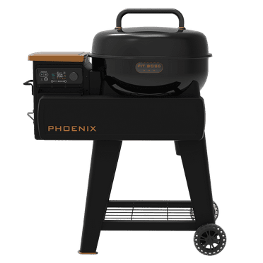 Pit Boss Phoenix 376 Sq in Pellet Kettle Grill with Charcoal Insert - Onyx Edition