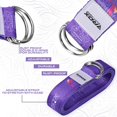 thumbnail image 3 of RDX 8ft Yoga Strap with D-Ring Buckle, Durable Polyester Cotton Adjustable Belts for Stretching P, F2, 3 of 5