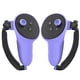 thumbnail image 2 of 1 Par Empuñaduras Controlador Antideslizantes Silicona para Meta Quest 3 VR (púrpura), 2 of 7