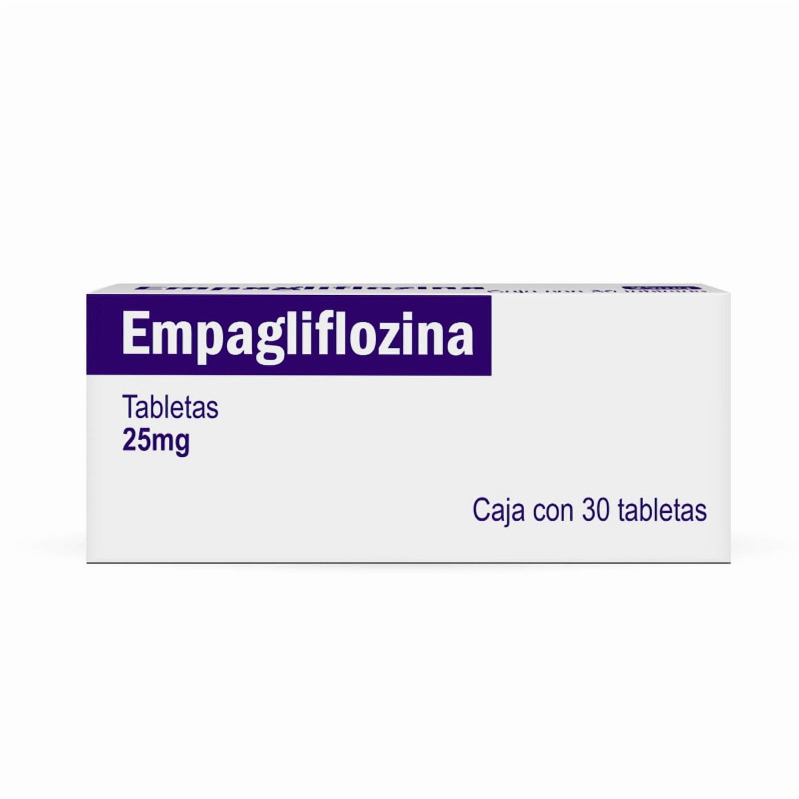 Empagliflozina 25mg caja con 30 tabletas | Walmart en línea