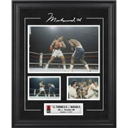 Muhammad Ali Framed 3-Photograph Thrilla in Manila Collage