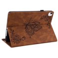 thumbnail image 4 of Dteck Butterfly Pattern Case for iPad Air 11 inch 2024,Magnetic Leather Card Slots Wallet Case Shockproof Kickstand Cover for iPad Air 11-in. (M2) ,Brown, 4 of 5