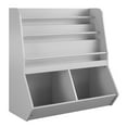 thumbnail image 4 of RealRooms Jocelyn Kids Book and Toy Storage, Dove Gray, 4 of 8