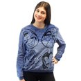 thumbnail image 3 of Adult Women Woobie Microfiber Minky Plush Sweatshirt Pullover Top (Size Small, Avengers-Blue), 3 of 3