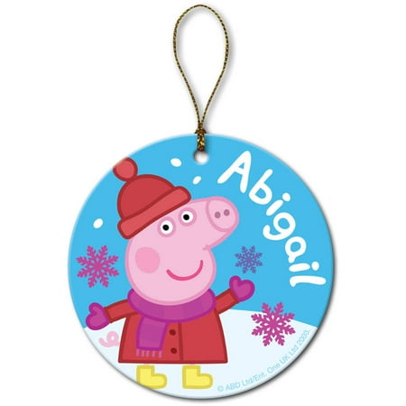 personalized christmas ornament peppa pig walmart com personalized christmas ornament peppa pig walmart com