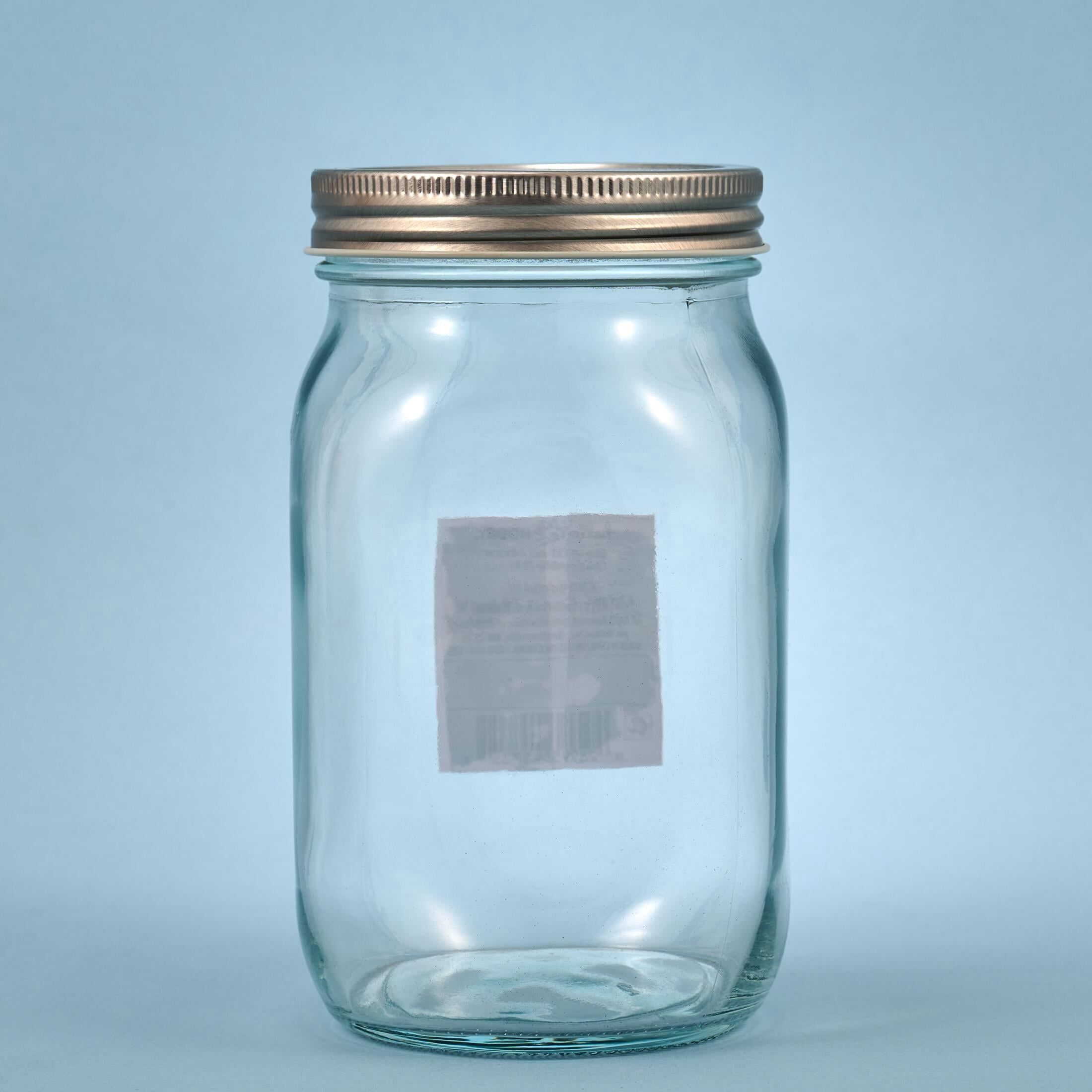 Hello Hobby Glass Mason Jar, 32 oz